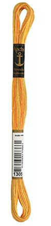 Anchor Sticktwist 4615000-01305 multicolor broderigarn, 100% bomull