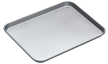 Kitchen Craft KC2BK23 Teglia Antiaderente da Forno, 38x30.5x2 cm, Argento