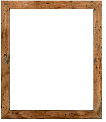 FRAMES BY POST Marco de fotos de roble rústico H7 de 25 mm de ancho, 50 x 70 cm (cristal de plástico)