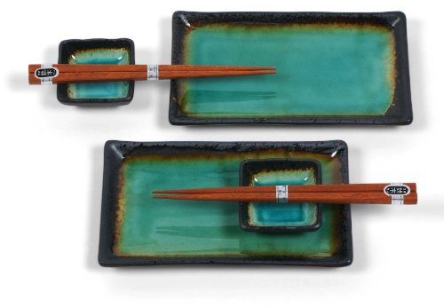 Miya Kosui Sushi Set, Green