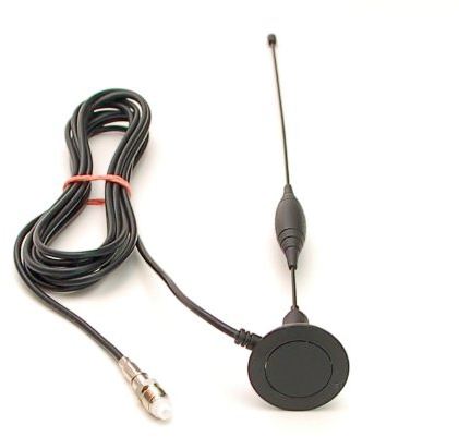 Antenne mit Magnetfuß Multiband GSM 900/1800/1900 MHz, UMTS 2,1 GHz FME/F