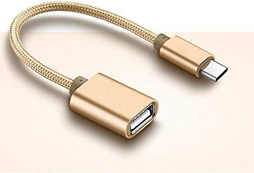 superior ZRL Typ C Adapter, USB C zu USB 2.0 EIN weibliches Adapterkabel, USB-C OTG Kabel, für neues MacBook und mehr Typ C Geräte, 0.5ft