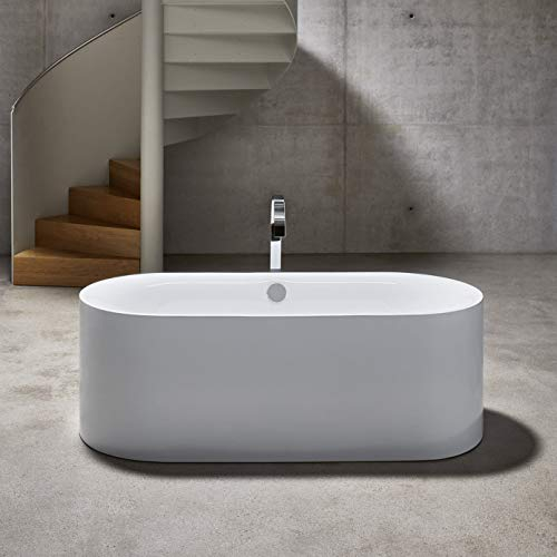 Bette BETTELUX Badewanne OVAL SILHOUETTE freistehend 180 x 80 x 45 cm weiß