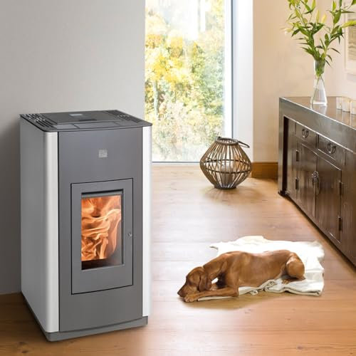 Haas + Sohn 05 419 08 19 Haas+Sohn HSP 6 Pelletto IV Pelletofen perl-anthrazit/weiß/A+