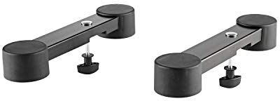 K&M 18827 Digitalpiano-Auflage für Omega – Schwarz Stahl – Erweiterung zur Aufnahme von E-Piano oder schmalem Keyboard