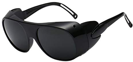 F Fityle Schweißerbrille Schweißerschutzbrille Schutzbrille Sicherheitsbrille Für Baustelle, Grau