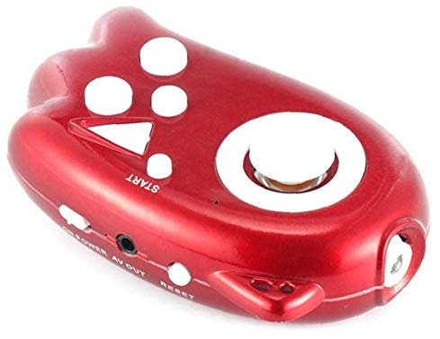 Hotaden Retro Mini 8-Bit Game Console with 89 Classic Games, Plug & Play on TV, Red, Built-in Lamp, Battery Operated, Kids Gift