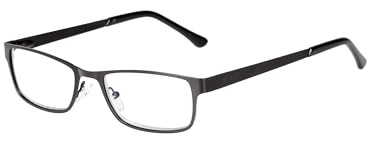 Edison & King Lesebrille Elements – schmale Metallbrille mit Premiumgläsern – entspiegelt und gehärtet