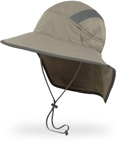 Sunday Afternoons Damen Sonnenhut Ultra Adventure Hat | Umgekehrte geteilte Krempe, Sonnenbrillenverschluss, Umhängeband, seitliche Mesh-Einsätze, feuchtigkeitsableitendes