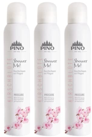 Pino Shower Me Duschskum körsbärsblad 3 x 200 ml