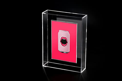 Wackadoo Bilderrahmen Pure aus kristallklarem Acryl mit Magnetaufhängung schwebende Optik einfaches Auswechseln 10 x10, 10 x 15, 13 x 18 und 30 x 40 cm