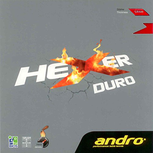 Andro Belag Hexer Duro, blau, 1,9 mm