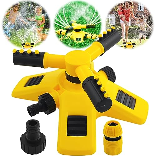 360°Girare Estivi Spruzza Acqua Giochi da Giardino per Bambini Giochi Acqua Giochi Piscina Giochi Acquatici Giochi Spruzzino Giocattolo di Sprinkler per Attività all'apertoper Cortile,Prato