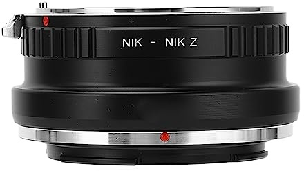 FTZ Objektiv Mount Adapter, Manueller Fokus Konverter Kontrollring, Hochpräziser Adapter für F Objektiv auf Z Kamerasysteme, Kompatibel mit Z6 Z7 Z50 Z5 Z6II Z7II Zfc Z9 Z30 Kamera