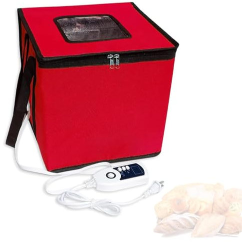 Bread Proofer Versatile Dough Proofer,Precise Temperature Control, Proofing Box With Handle For Bread Making, Yogurt, Fermented Bean Sprouts