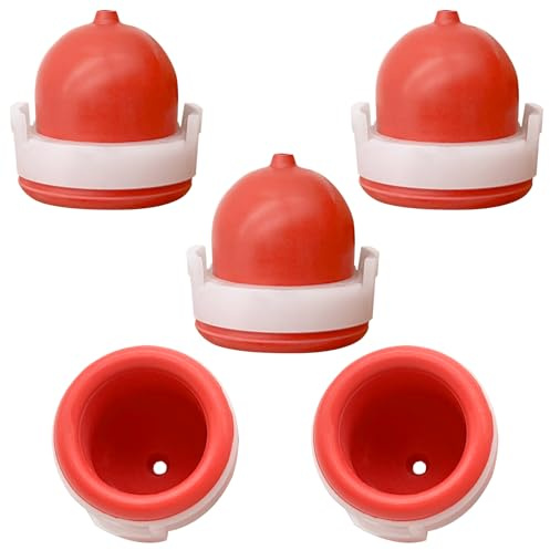 LiteTour 5 Primer Bulbs 694395 for Briggs & Stratton Lawn Mowers - Replacements for 5085 5085H 5085K - Fits Quantum 3.5-6.75 HP Engines and Intek 625-875 Series - Durable Rubber Material