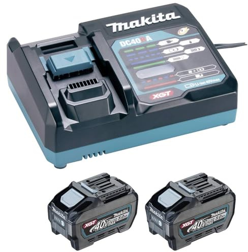Makita » Power Source-Kit XGT 5,0 Ah « 1x Schnellladegerät, 2x 40 V Akkus
