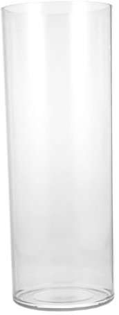 Cabilock Soporte de Paraguas Transparente Cubo Redondo Organizador de Almacenamiento para Entrada para Interiores y Exteriores Capacidad para Múltiples Paraguas de Altura