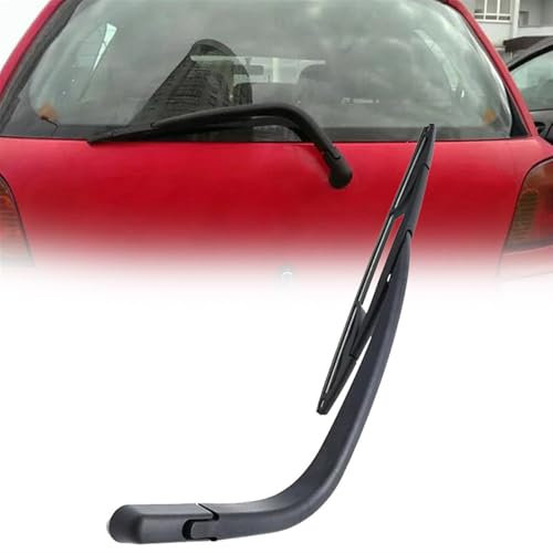 WILSEM 12 Heckscheibenwischerblatt & Wischerarm-Set Für T&oyota Für Yaris, Französische Baujahre 1999-2005, Windschutzscheibe, Heckklappe, Fenster Scheibenwischer