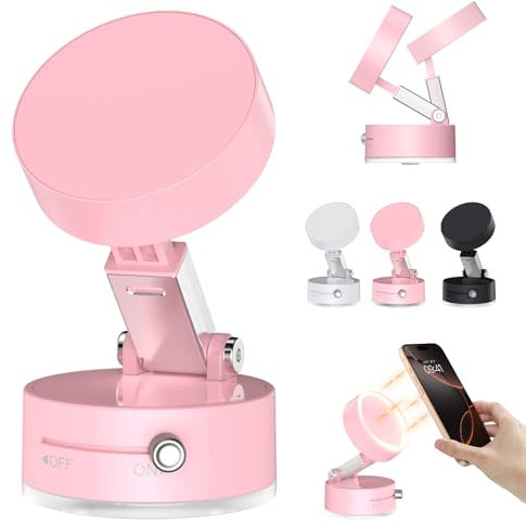 Vacuum Suction Magnetic Phone Holder 2025 Car Mount, Magnetic Phone Holder Accessories for Cars Phone Mount for Cellphone Smartphone Mount, Pink