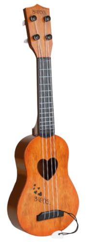 WEKAMOS Ukulele Plastik Gitarre Simulation Musikinstrument Frühpädagogik Lernspielzeug für Kleinkinder Geeignet für Jungen Mädchen Zufällige Farbe Zufällige Farbe