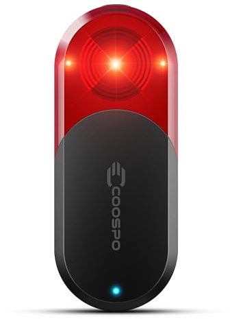 COOSPO TR70 Bike Radar Tail Light, Alerts for Vehicle in 140M, Auto Brake Highlight, 7 Lighting Modes, 40H Long Battery Life, Support APP/Garmin Cycling Computers Display for Road & MTB Cycling Safety