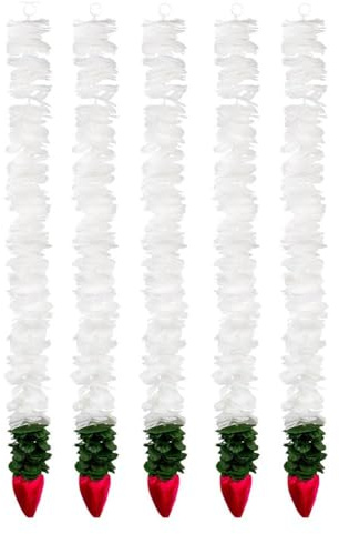 5 Pcs Diwali Decorations 30 Inch Artificial Jasmine Garlands Fake Vines Wall D Bandhanwar Hanging Hanging Decor Indian Toran