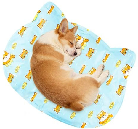 Cat Cooling Mat Summer Cats Resting Pad | Pet Cooling Gel Mat for Living Room Bedroom Windowsill Road Trip Vacation Travel Car Seat