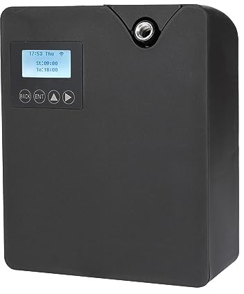 Difusor de aceites Esenciales sin Agua - Difusor de aromaterapia Bluetooth y Wi-FI - Difusor Profesional sin Agua - 300 ml - para Habitaciones Grandes (Negro)