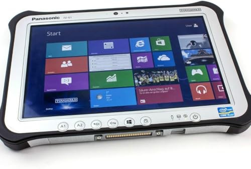 Panasonic Toughpad FZ-G1 MK4 con touchscreen Tablet PC, 10,1 pollici FHD (1920x1080), Intel Core i5-6300U, 8 GB di RAM, SSD da 256 GB, Windows 11 Pro (Ricondizionato)