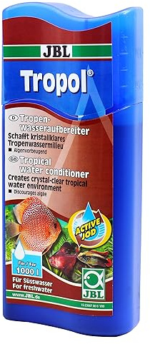 JBL Tropol 23067 Tropen-Wasseraufbereiter für Süßwasser Aquarien, 250 ml
