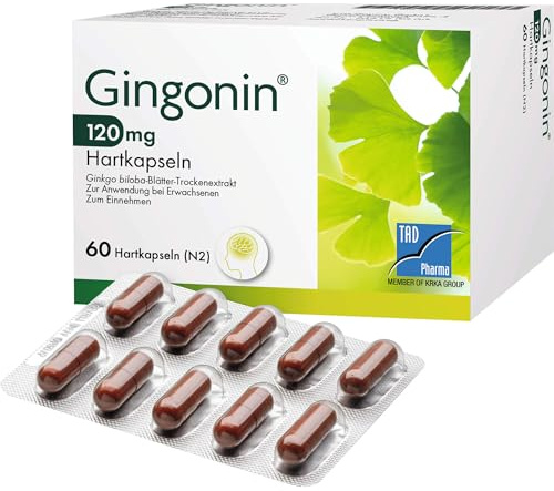 Gingonin 120 mg Hartkapseln bei leichter Demenz, 60 St. Kapseln