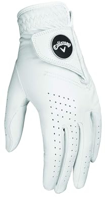 Callaway Damen Golf Dawn Patrol Linkshänder Handschuhe, Klein, Weiß