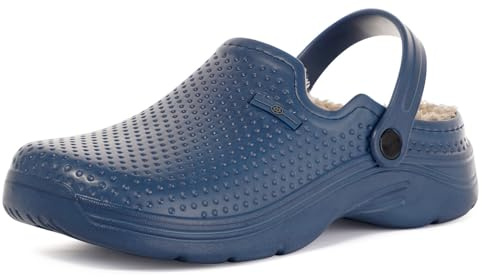 Eagsouni Sabots Chaussons Femme Homme Hiver Chaud | Imperméables, Lined Clogs, Antidérapantes, Confortables, Légeres