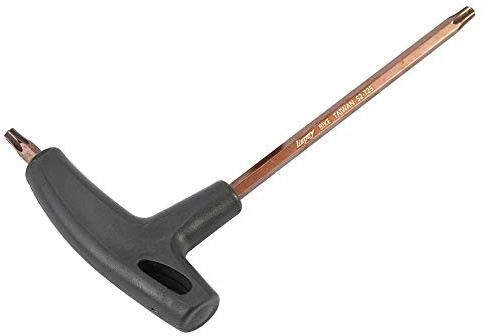 Yosoo Health Gear Llave hexagonal Torx con mango en T, llave en T Torx T25 de alta resistencia, destornillador Torx con punta de estrella