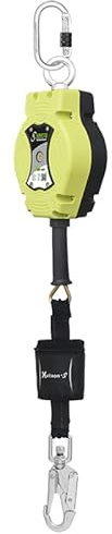 Kratos Safety Helixon-S Stahldrahtseil, Höhensicherungsgerät mit automatischem Rückzug, EN360, PSA 7,0 m