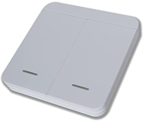 SCHARTEC Wireless Indoor Push-Button for Schartec Garage Door and Gate Openers - Move, Jet, Porte wireless push-button 433.92 MHz (2-Buttons)