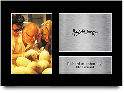 HWC Trading A4 Richard Attenborough Jurassic Park Geschenke Gedruckt, Signiert Autogramm Bild Für Film-Erinnerungsstücke-Fans - A4 Eingerahmt