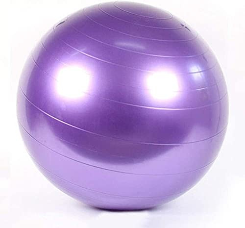 MDybf Fitness Ball Yoga Ball Pilates Exercise Fitness Ball Childbirth Ball, Fitness Balance Training Childbirth Assistance Ball (Color : Purple, Size : 95cm)