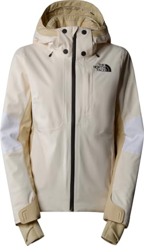 The North Face Damen Lenado Skijacke, White Dune/Gravel/Khaki, XS
