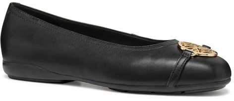 Geox D ANNYTAH W A, Ballerina Donna, Black, 37.5 EU