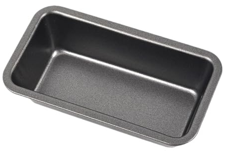 Kixolazr Caja de pan para hornear, Bandeja para hornear rectangular | Molde para pan de acero al carbono de 6 pulgadas | Molde rectangular de acero al carbono para pan, caja pequeña para tostadas,