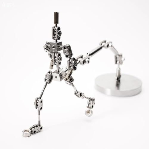 Sistema de aparejo de animación Stop Motion con rieles verticales y horizontales, soporte de movimiento de figuras con 5 conectores, kit de armadura de stop motion para animadores, fotografía, arcilla