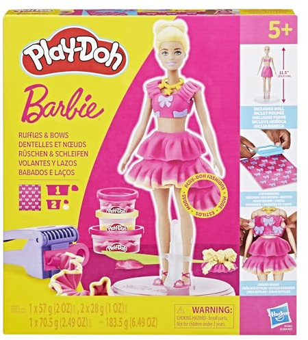 Play-Doh Barbie Rüschen & Schleifen Puppenset
