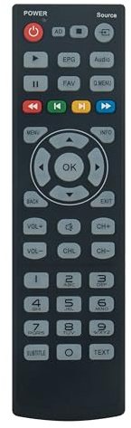 AULCMEET 398GR10BEUDN0000PM Telecomando di ricambio compatibile con United 4K OLED Smart TV LED32TP60 LED24TP60 LED47TP60 LED42TP60 LED55TP60