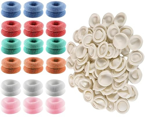 118 PCS Finger Bandages Tubular, Finger Dressings Thumb Bandage, Keeping Dressing Dry and Clean Used for Wound Support and Protection