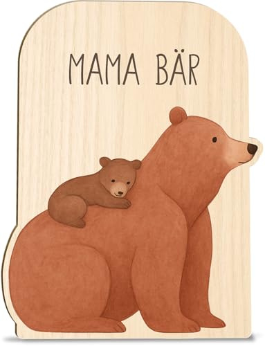 Geschenke zum Muttertag - Mama Bär Geburtstagskarte - Mutter, Muttertagsgeschenk Oma, Mama, Cooles Muttertagsgeschenk, Geschenk Muttertag, Geschenke für Mama, Geschenk für Mama, Mama Geschenk