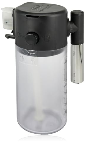 SPARES2GO mjölkkanna och skummare för LatteCrema DLSC028 för De'Longhi kaffemaskiner