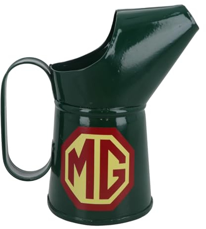 AB Tools Verseur d'huile décoratif avec logo MG vintage - Capacité : 1/2 pinte