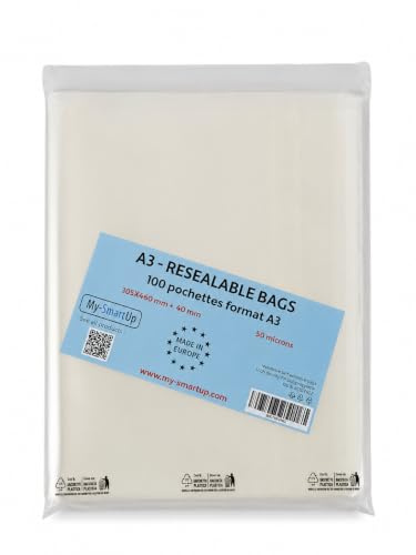 A3 CELLO BAGS - PACK OF 100